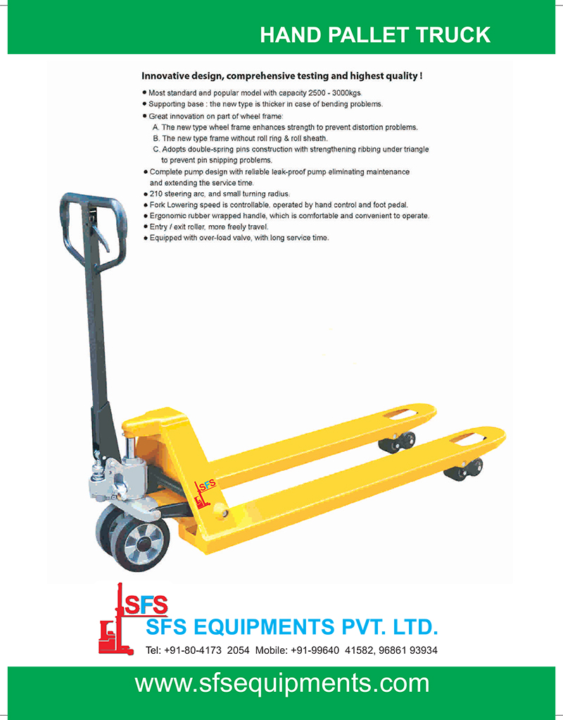 SFS Hand Pallet Truck